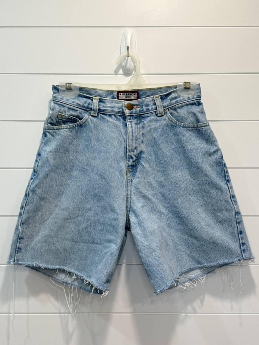 Vintage Palmettos Light Wash Denim Jean Shorts